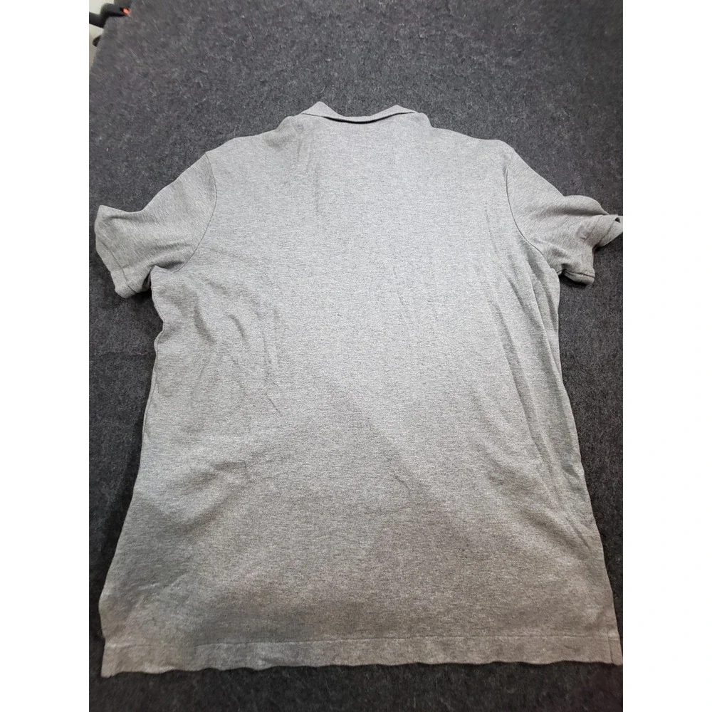 Polo Ralph Lauren Men's L Large Gray Pima Soft Touch Short Sleeve Polo Shirt